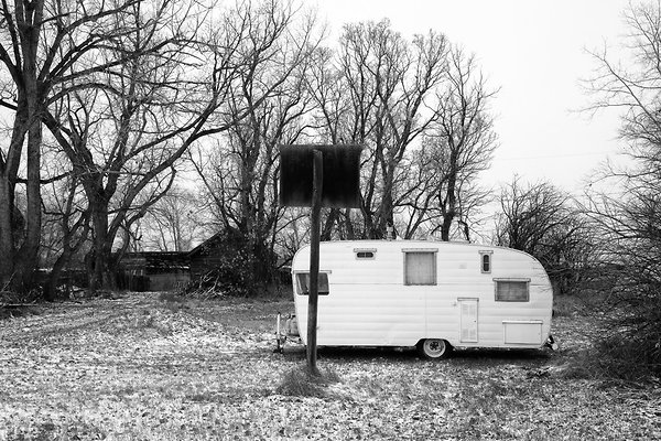 trailer and basketball hoop